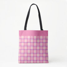 Motif rose violet damier moderne