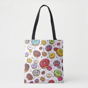 Tote Bag Motif sans couture de donuts