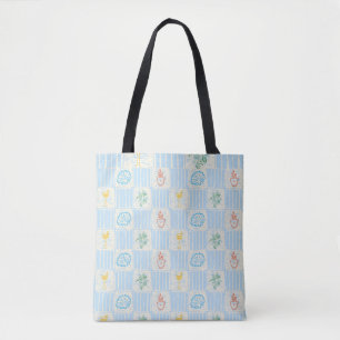 Tote Bag motif sans couture de style amalfi