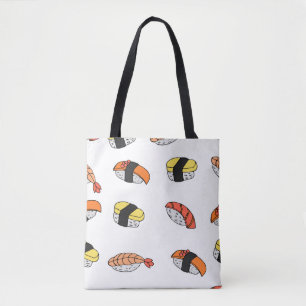 Tote Bag motif sans soudure du Sushi