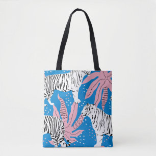 Tote Bag Motif sans soudure tigre, arrière - plan animal sa