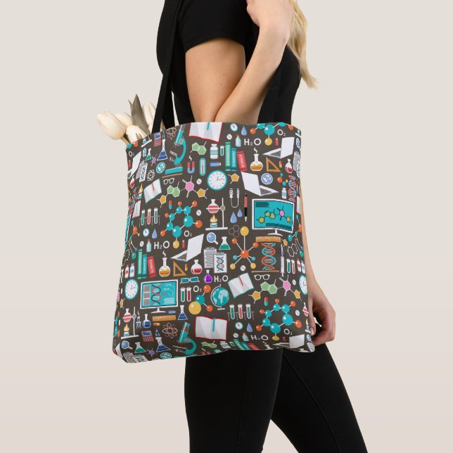 Tote Bag Motif Science / Chimie (De près)
