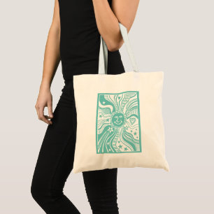 Tote Bag Motif Soleil Personnalisé