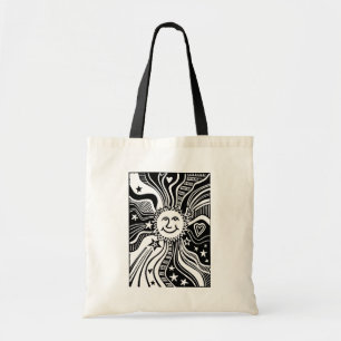 Tote Bag Motif Soleil Personnalisé