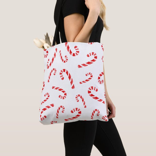 Tote Bag Motif Sucre de canne aquarelle (De près)