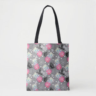 Tote Bag Motif texturisé par ananas géométrique
