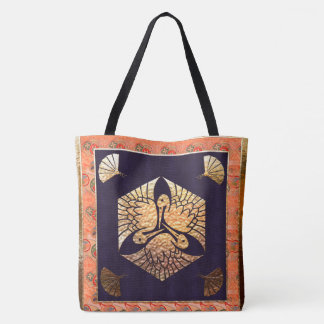 Tote Bag Motif traditionnel japonais du cygne