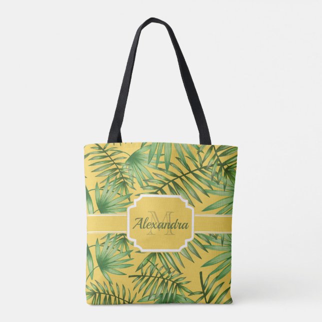 Tote Bag Motif tropical (Dos)