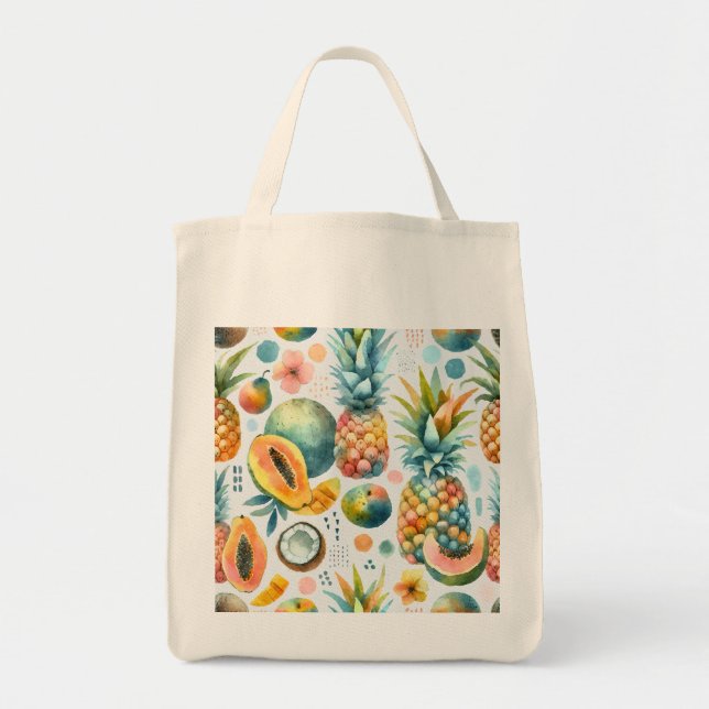 Tote Bag Motif tropical (Devant)