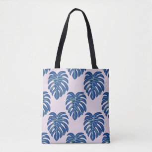 Tote Bag Motif Tropical sans faille avec feuilles. Belle t