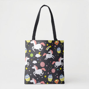 Tote Bag Motif Unicorn
