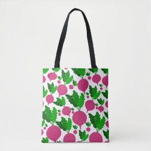 Tote Bag Motif végétal Radish