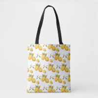 Motif vintage au citron