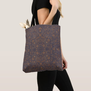 Tote Bag motif vintage de la tribu indonésienne des ikat
