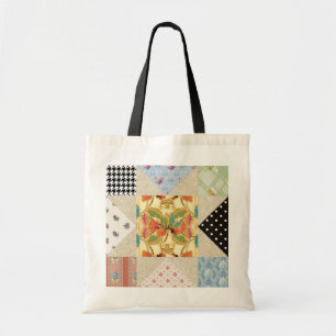 Tote Bag Motif vintage d'édredon d'étoile du soir de styl