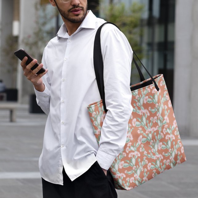 Tote Bag Motif Wild Cactus (Créateur téléchargé)