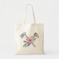 Motifs et fleurs Tomahawk Aquarelle Design
