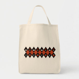 Tote Bag Motifs royaux de la Reine de Cœur