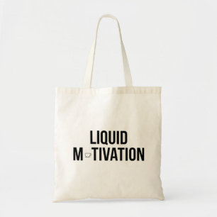 Tote Bag Motivation Liquide Accro Moderne à la Caféine