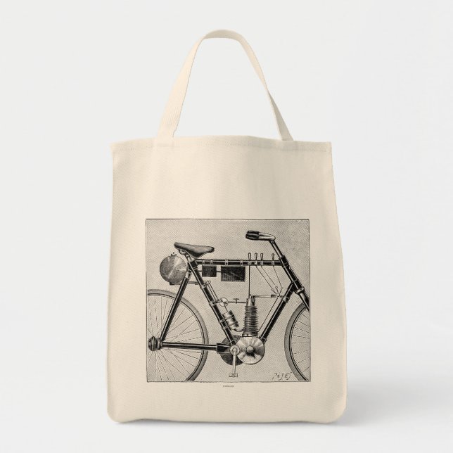 Tote Bag Moto de Petrolette Omega, 1895 (Devant)