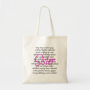 Tote Bag Mots de soeur
