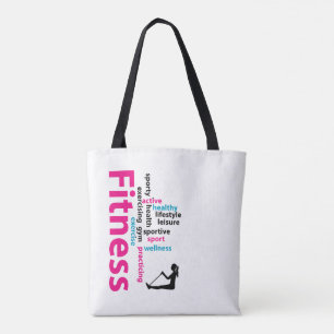 Tote Bag Mots fitness