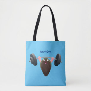 Tote Bag Moule amusante travaillant sur l'illustration de d
