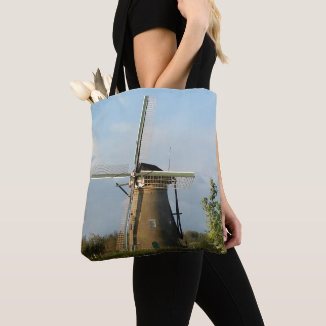 Tote Bag Moulin à vent Kinderdijk (De près)