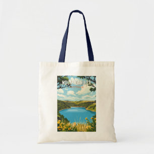 Tote Bag Mount Gambier Australia Travel Art Vintage