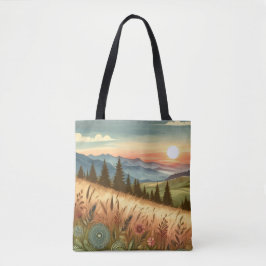 Tote Bag Mountain Forest Hills Country Nature coque iphone
