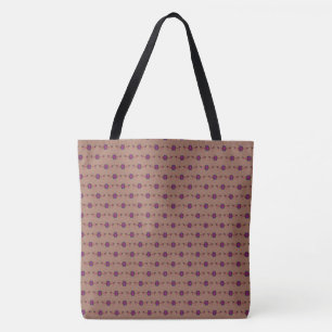 Tote Bag Mousse de mocha florale
