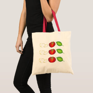 Tote Bag Mozzarella Tomato Basil Italien nourriture Caprese