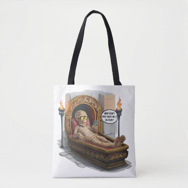 Tote Bag Mummy drôle (Devant)