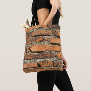 Tote Bag Mur en briques antique