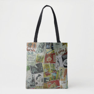 Tote Bag Mur publicitaire vintage de Hong Kong.