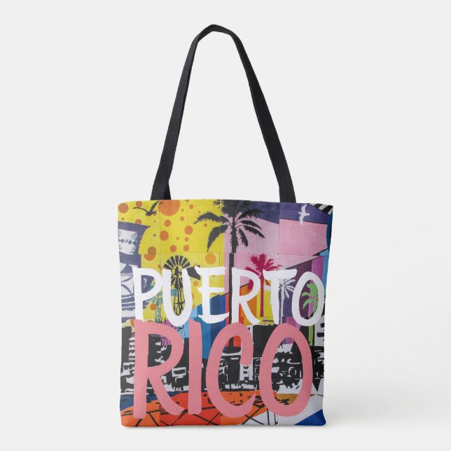 Tote Bag Mural de graffiti Cool Porto Rico (Dos)