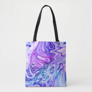 Tote Bag murmure fantomatique, pastel marbré :
