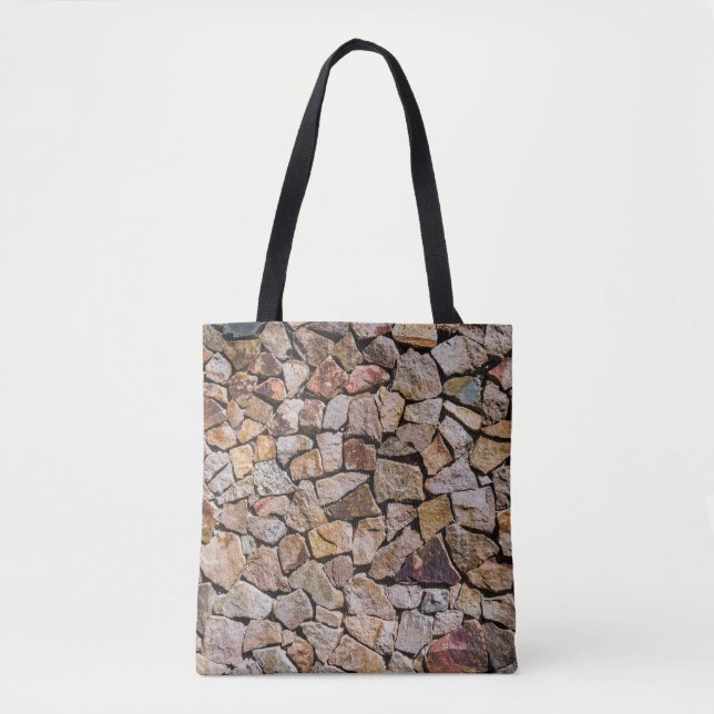 Tote Bag Murs traditionnels en pierre cassée (Devant)