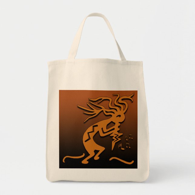 Tote Bag Musicien Kokopelli (Devant)