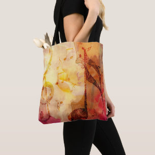 Tote Bag Musique de grunge avec violon