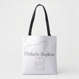 Tote Bag Musique Rock Pass Personnalisée