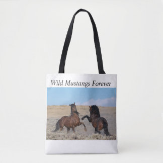 Tote Bag Mustangs sauvages pour toujours