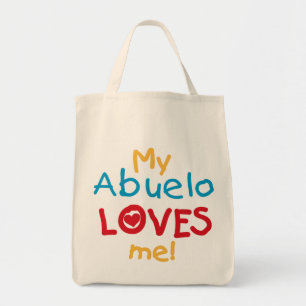 Tote Bag My Abuelo Loves Me T-shirts et cadeaux