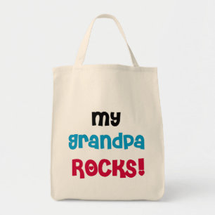 Tote Bag My Grand-pa Rocks Tshirts et cadeaux