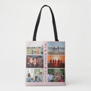 Tote Bag My Happy Place Personnalisable Photo de famille 6