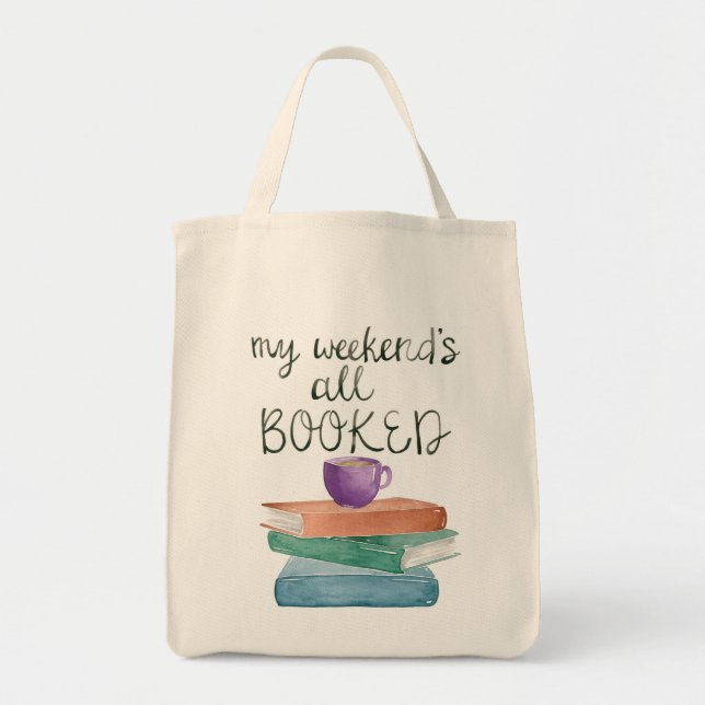 Tote Bag My Weekend's All Booked Fourre-tout (Devant)
