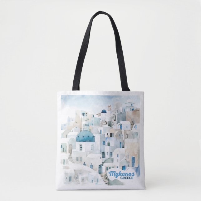 Tote Bag Mykonos Grèce (Devant)