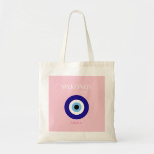 Tote Bag Mykonos Muse, Mykonos, Pink