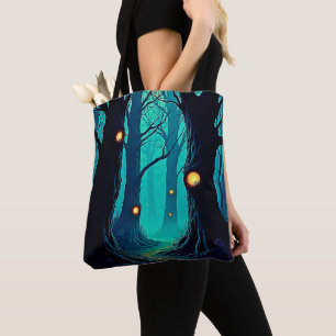 Tote Bag Mystère de la forêt Imaginaire foncé
