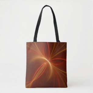 Tote Bag Mystique Abstrait Fractal Art Moderne Couleurs cha